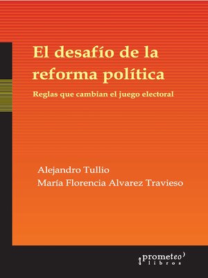 cover image of El desafío de la reforma política